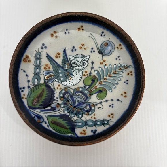 Ken Edwards Tonala Blue Bird 5 Salad Plates 6 1/2" El Palomar Mexican Pottery - Picture 4 of 10